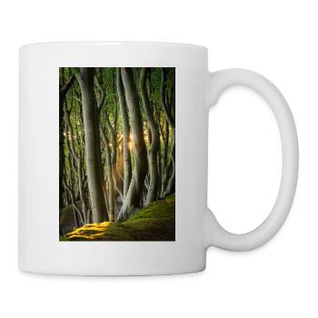 Bäume Licht der Sonne - Tasse - Weiß - Rechts