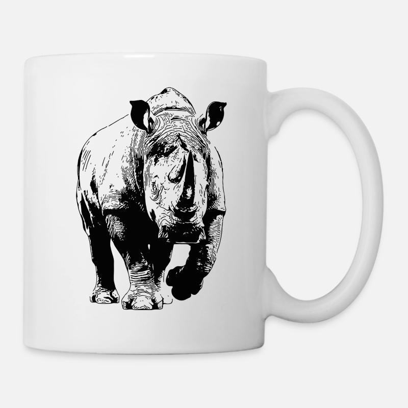 Rhinoceros - Mug - white