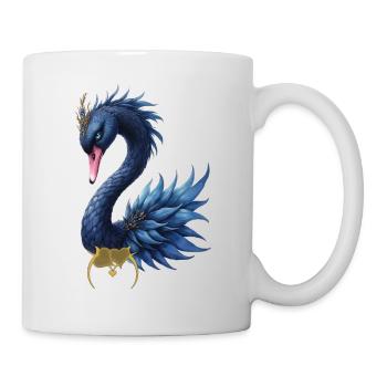 Blue Peacock Fantasy - Mug - white - Right