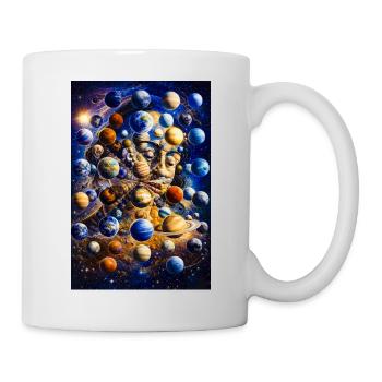 Cosmic Planet Portrait - Mug - white - Right