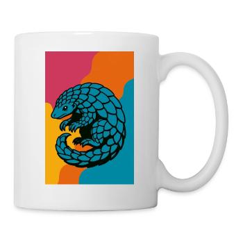 Pangolin Pop Art - Mug - white - Right