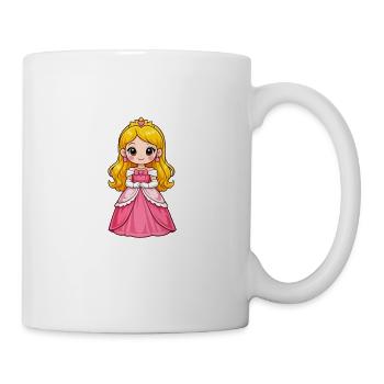 Petite Princesse en Rose - Mug blanc - blanc - Droite