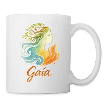Gaïa - Mère Nature - Arbre de Vie - Mug blanc - blanc - Droite