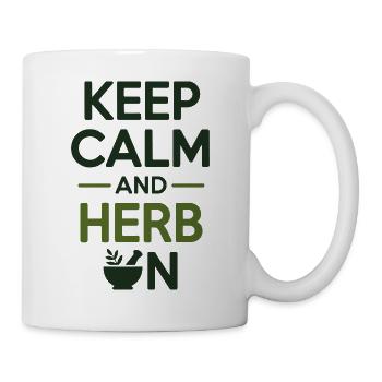 Naturopath Keep Calm And Herb On Professional  - Mug - white - Right