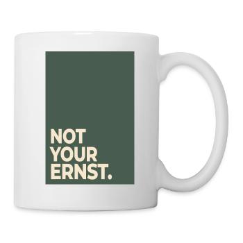 Not Your Ernst – Moss Green Statement - Mug - white - Right