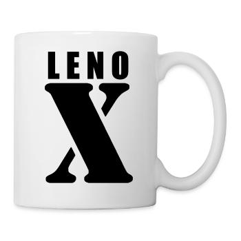 Lenox – First Name Design | Minimal Typography - Tasse - Weiß - Rechts