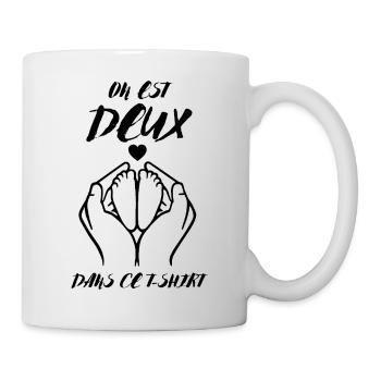 Pregnancy Announcement There Are Two Of Us In This Tee - Mug - white - Right