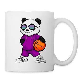 Basketball player Panda - Mug - white - Right