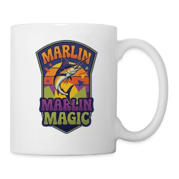 Marlin Magic Retro Sunset - Mug blanc - blanc - Droite