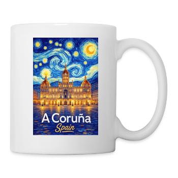 A Coruña Spain - Mug - white - Right