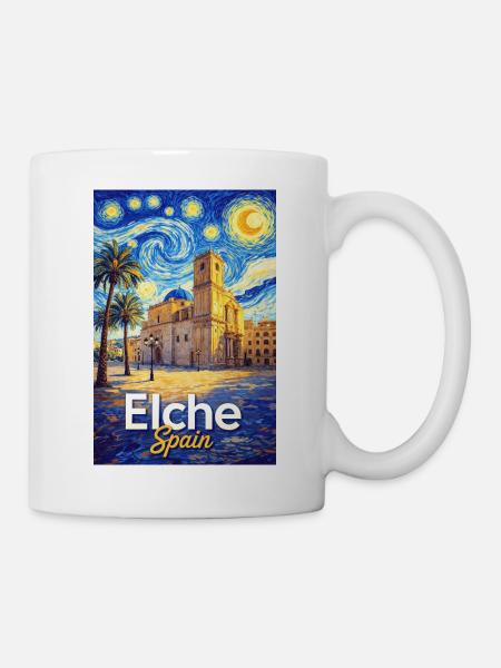 Elche Spain - Tasse - Weiß