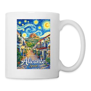 Alicante Spain - Mug - white - Right