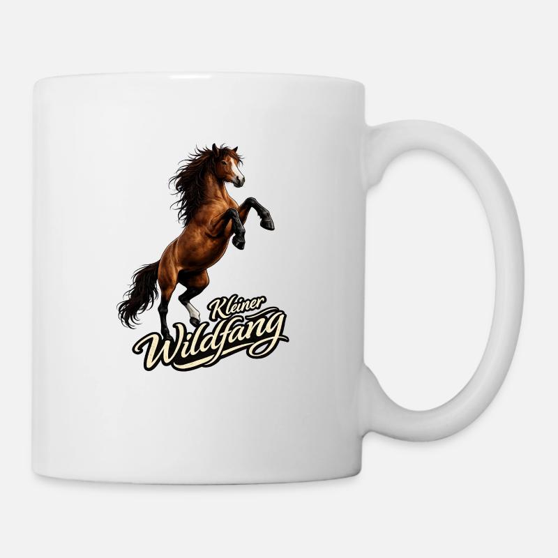 Pferd - Kleiner Wildfang - Tasse - Weiß