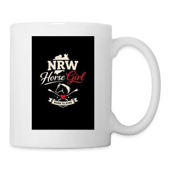 La Fille Cheval NRW - Mug blanc - blanc - Droite