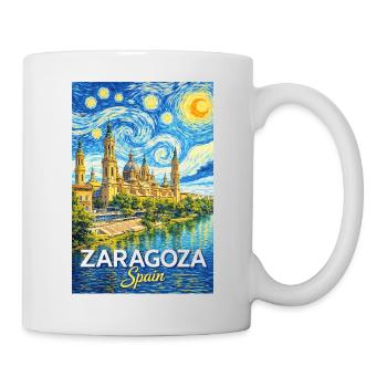 Saragosse, Espagne - Mug blanc - blanc - Droite