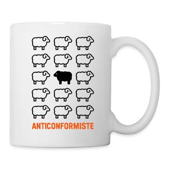 Nonconformist - Black Sheep - Anarchist Punk - Mug - white - Right