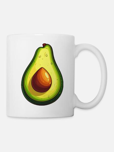 Avocado - Tasse - Weiß