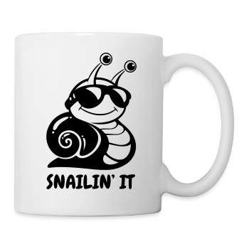 Snailin' It – Cool Snail - Mug - white - Right