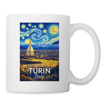 Turin, Italien. - Tasse - Weiß - Rechts