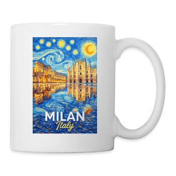 Mailand, Italien. - Tasse - Weiß - Rechts