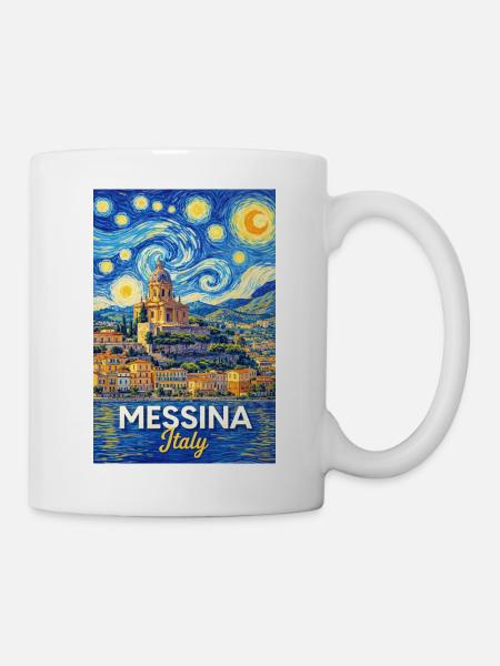 Messina, Italien. - Tasse - Weiß