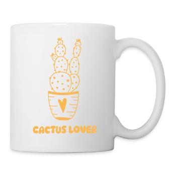 Diction de l’amoureux des cactus mignons - Mug blanc - blanc - Droite