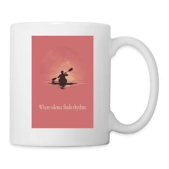 Affiche de Rhythm Canoe Là où le silence - Mug blanc - blanc - Droite