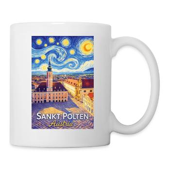 Sankt Pölten, Österreich - Tasse - Weiß - Rechts