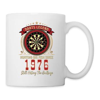 T-shirt Darts anniversaire 1976, Darts Legend Shirt - Mug blanc - blanc - Droite