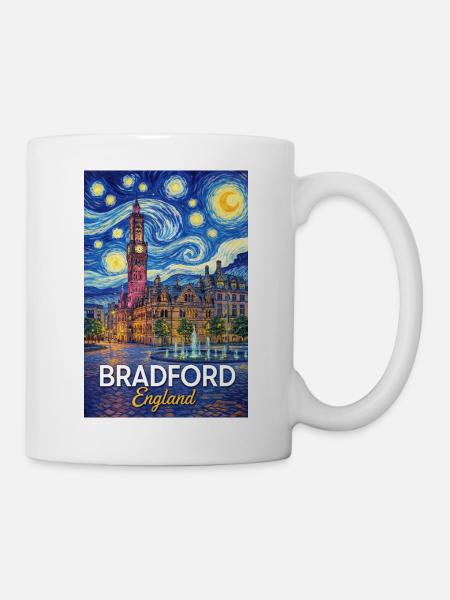 Bradford, England - Tasse - Weiß