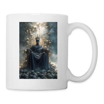 Skull Throne Crowned King - Mug - white - Right