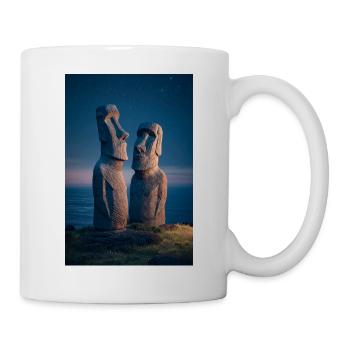 Moai Night Duo Silhouette - Mug - white - Right