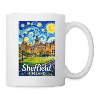Sheffield, England - Tasse - Weiß - Rechts