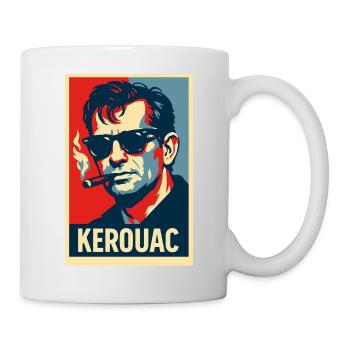 Jack Kerouac Rebel Portrait - Mug - white - Right