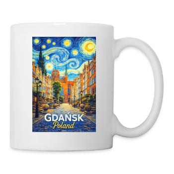 Gdańsk, Pologne - Mug blanc - blanc - Droite