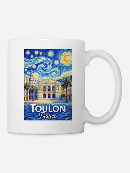 Toulon, Frankreich - Tasse - Weiß