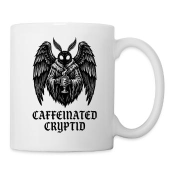Koffeinhaltiger Kryptid-Mottenmann-Kaffee - Tasse - Weiß - Rechts