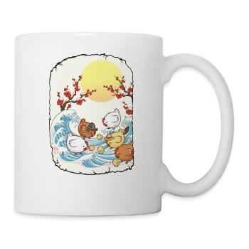 Chicken Keeper Kawaii Anime - Mug - white - Right