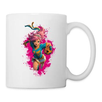 Football Girl Anime - Mug - white - Right