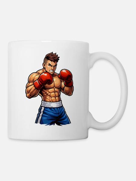Boxer Boxing Kämpfer - Tasse - Weiß