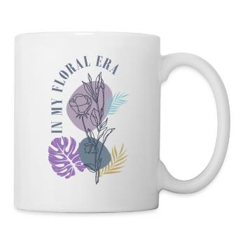 In My Floral Era – Boho Blumen Statement - Tasse - Weiß - Rechts
