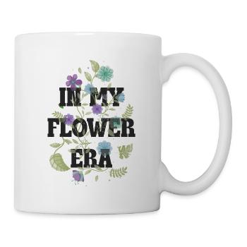 Chemins floraux de fleurs - Mug blanc - blanc - Droite