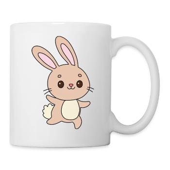 Pastel Bunny Cheer - Mug blanc - blanc - Droite