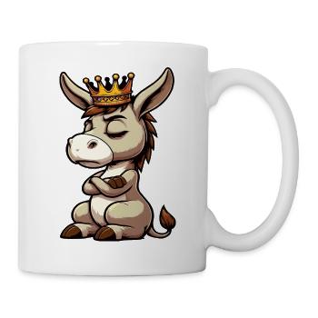 Donkey Donkey Donkey Holder Muli Long-Eared Donkey Muli - Mug - white - Right