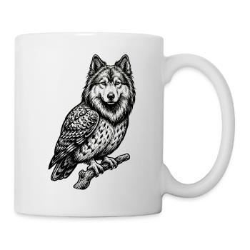 Eurasier | Hurlement - Mug blanc - blanc - Droite