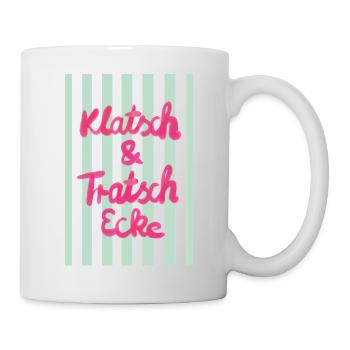 Gossip - green stripes - Mug - white - Right