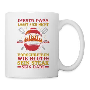 Barbecue Father Father's Day Dad - Mug - white - Right