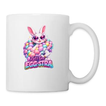 Pâques Prenons Egg-Stra - Mug blanc - blanc - Droite