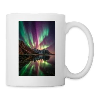 Aurora Peaks Reflections - Mug - white - Right