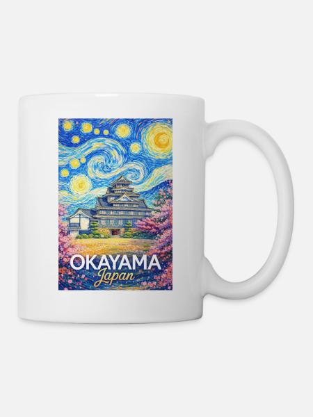 Okayama Japan - Tasse - Weiß